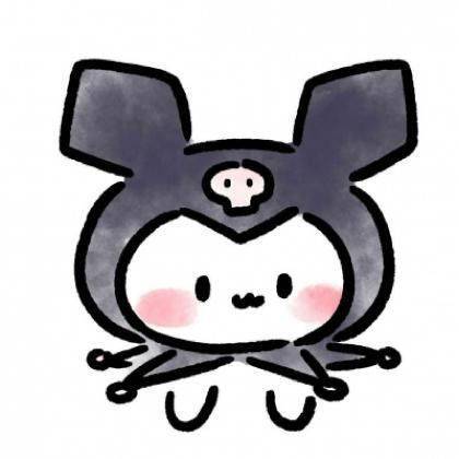 三丽鸥Kuromi可罗米（库洛米）彩色卡通简笔画图片大全_2