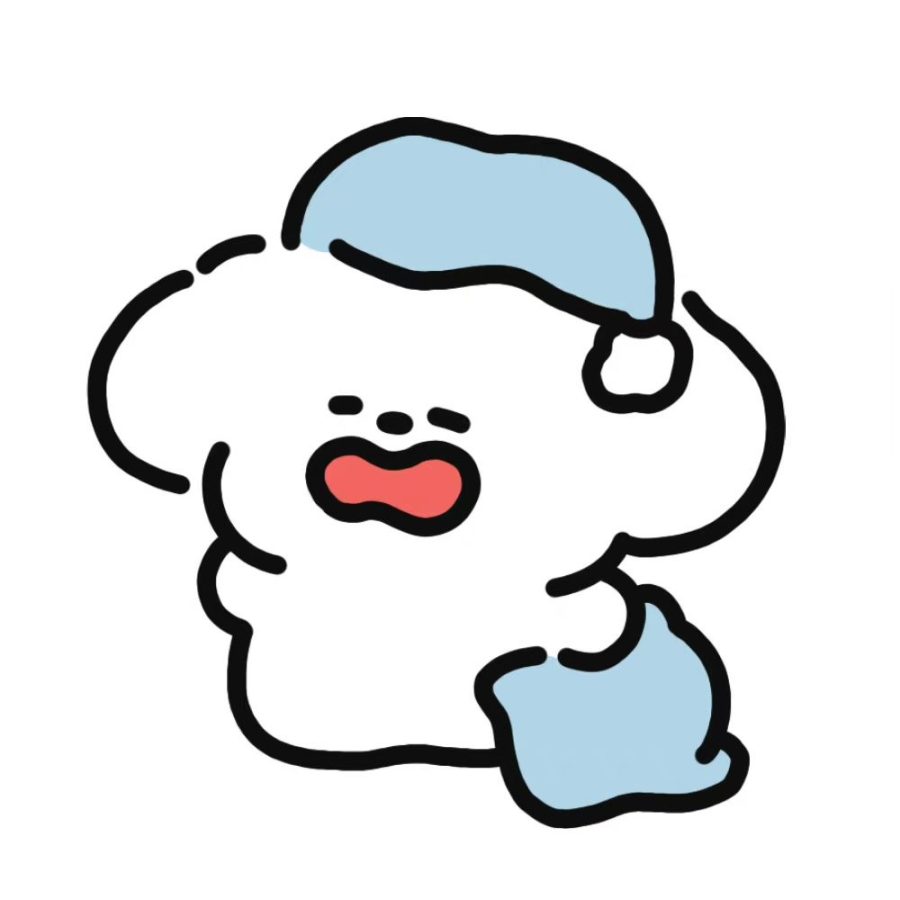 简单线条可爱狗狗卡通头像_3