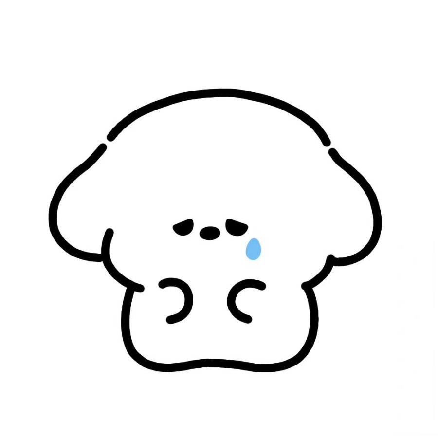 简单线条可爱狗狗卡通头像_6
