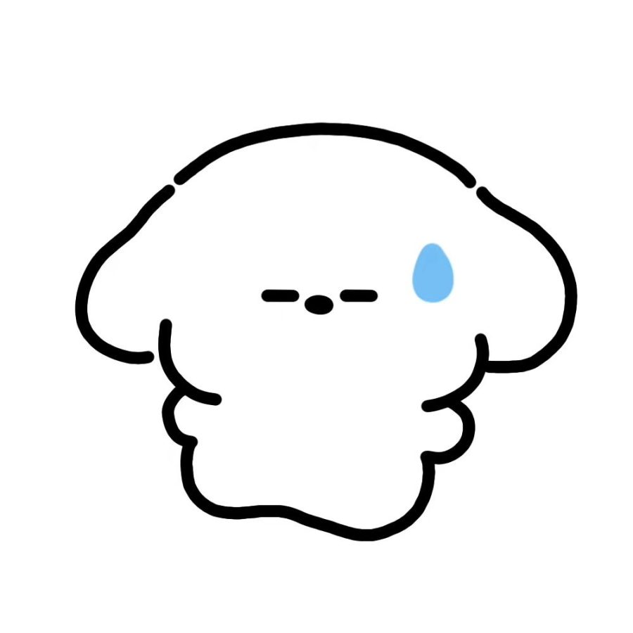 简单线条可爱狗狗卡通头像_8