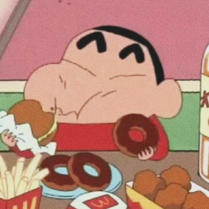 蜡笔小新干饭头像 太可爱了 动漫干饭人头像！_9