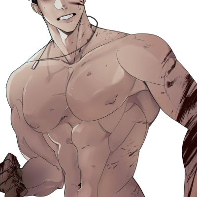 二次元超帅肌肉男 荷尔蒙爆棚的动漫腹肌男生图片！