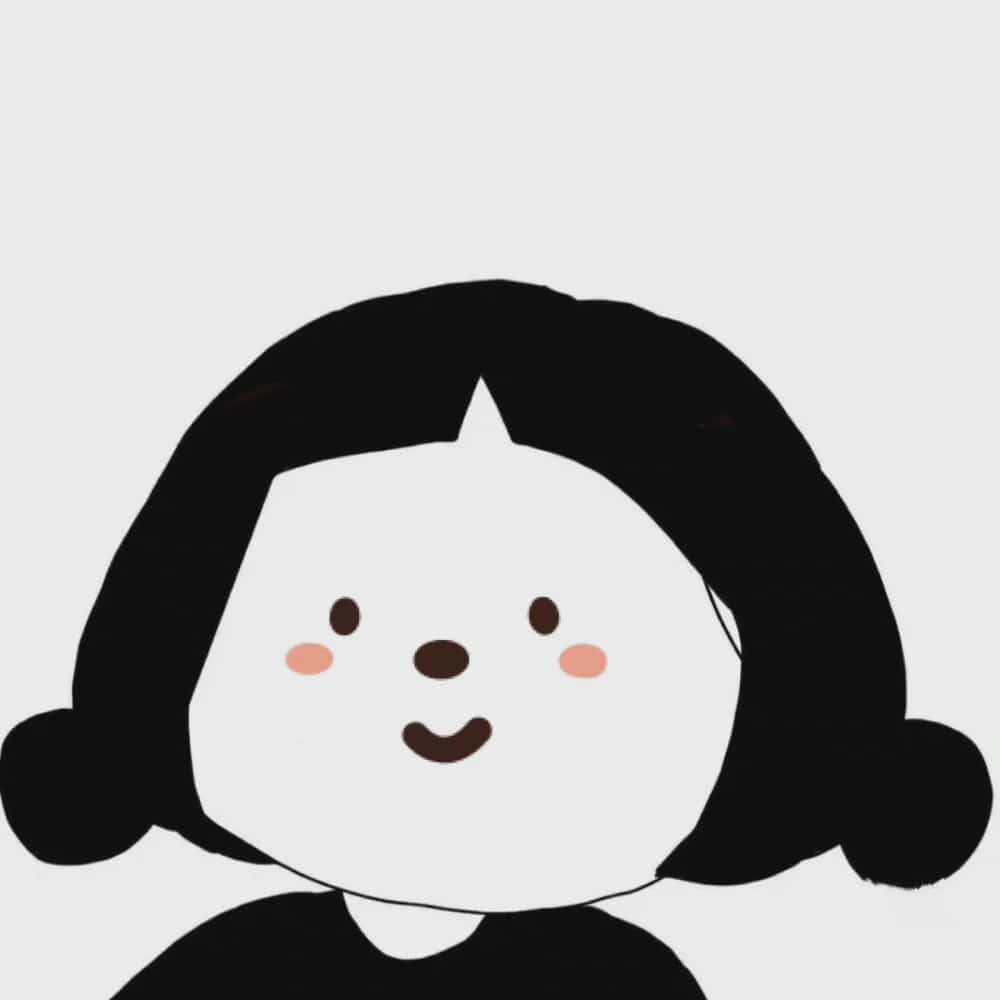 简单可爱的卡通小女孩表情简笔画图片大全_5