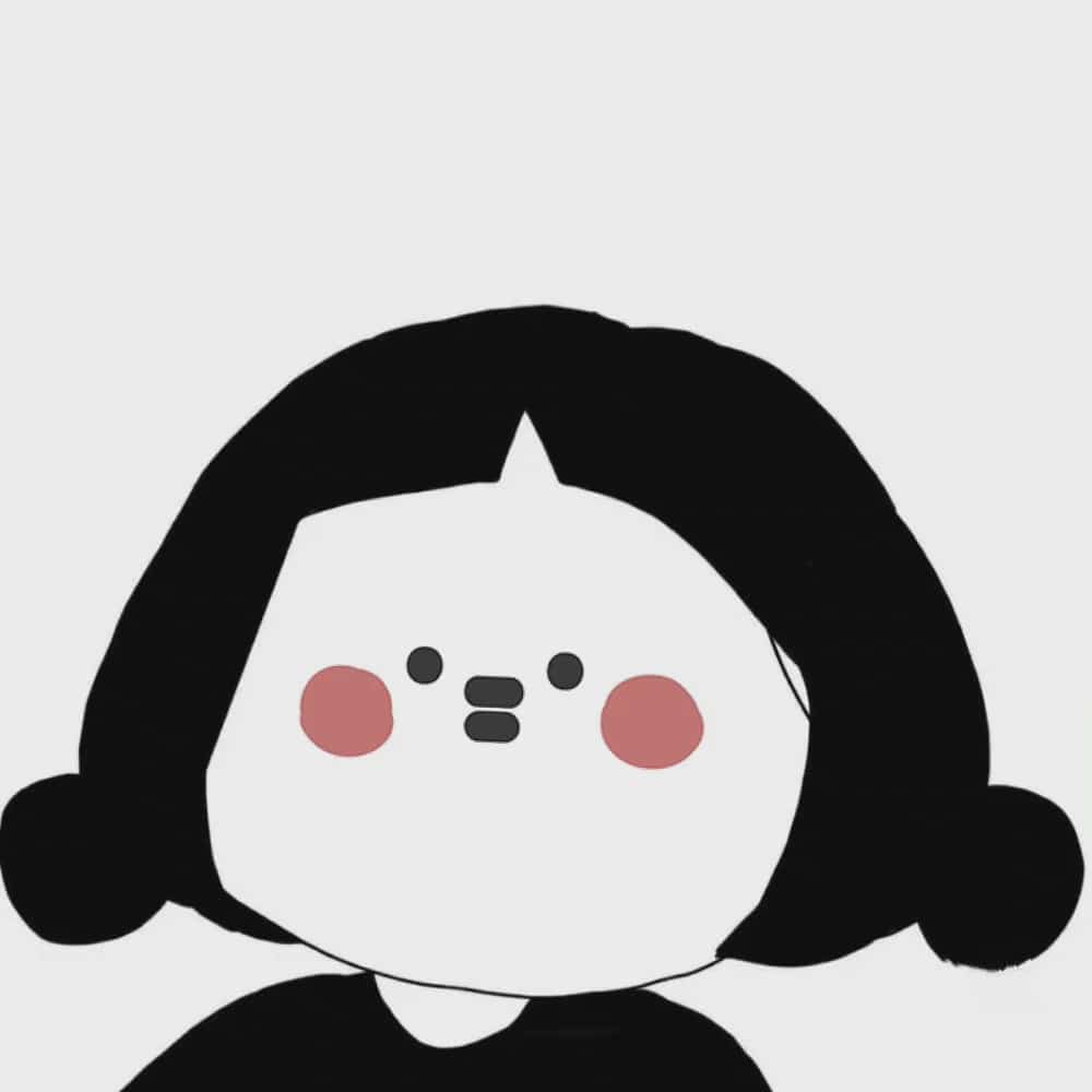 简单可爱的卡通小女孩表情简笔画图片大全_6