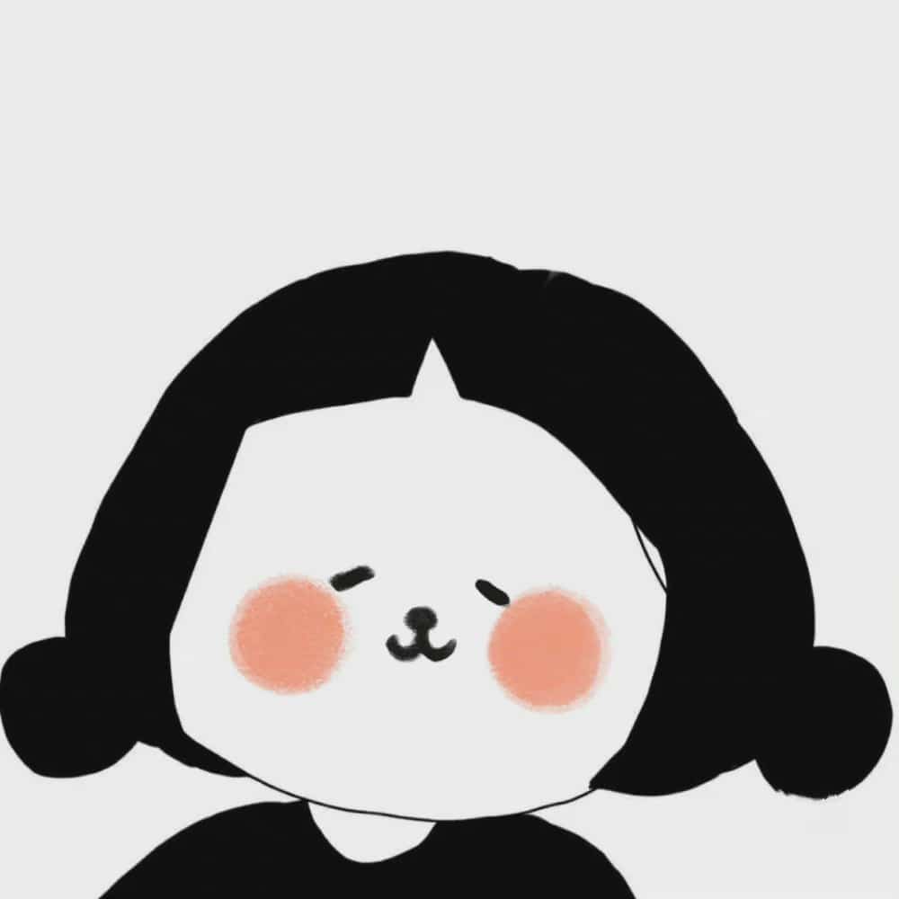 简单可爱的卡通小女孩表情简笔画图片大全_9