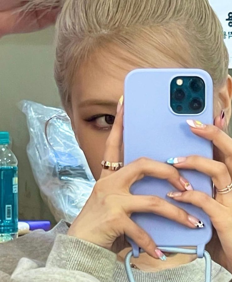 朴彩英镜子照大全，ROSÉ 朴彩英对镜自拍合集_8