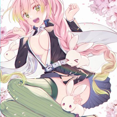 《鬼灭之刃》甘露寺蜜璃敞胸队服二次元