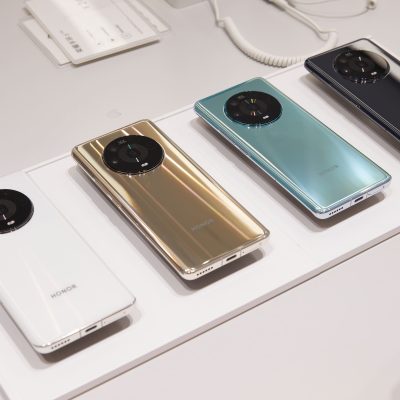 荣耀Magic4系列门店各颜色真机实拍图