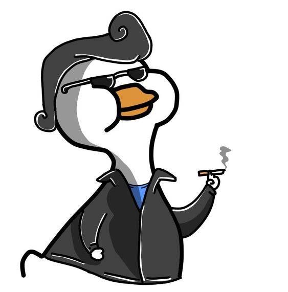 简单的卡通小鸭子简笔画大全 冲鸭简笔画！_7