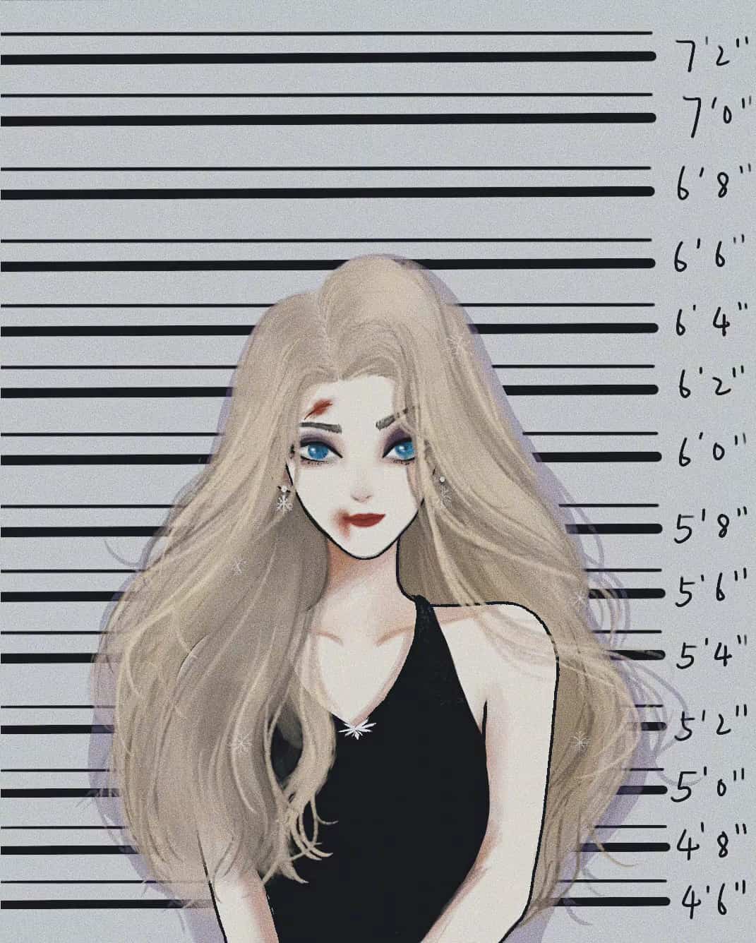 迪士尼在逃公主受伤妆暗黑囚犯监狱照头像图片 女生闺蜜个性头像_15