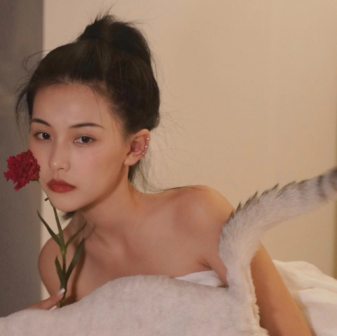 春日限定小清新高颜值仙女真人女生头像 ​_8