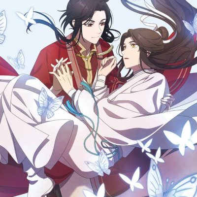 天官赐福 花城 x 谢怜cp 背靠背公主抱 男男二次元图