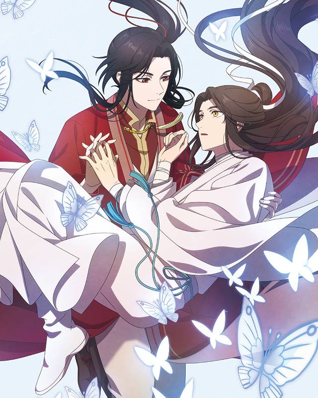 天官赐福 花城 x 谢怜cp 背靠背公主抱 男男二次元图_2