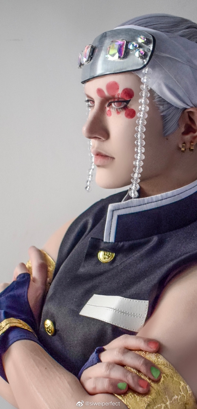 肌肉帅哥cosplay鬼灭之刃宇髄天元 天元sama_3