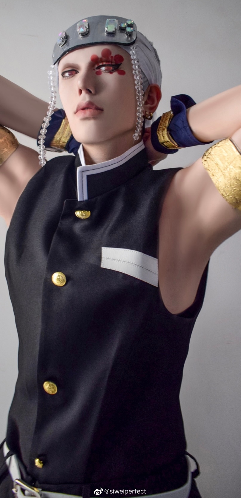 肌肉帅哥cosplay鬼灭之刃宇髄天元 天元sama_4
