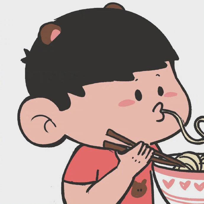 可爱卡通干饭人情侣头像一人一张一左一右 不明显_1