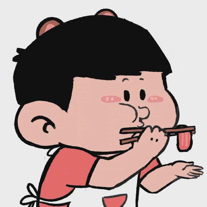 可爱卡通干饭人情侣头像一人一张一左一右 不明显_5