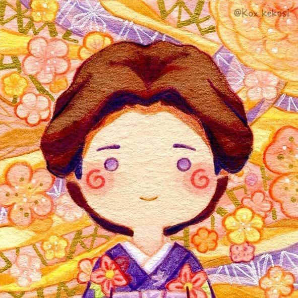 《鬼灭之刃》手绘全员Q版可爱超清动漫头像集合 作者：Koxkekesi_3