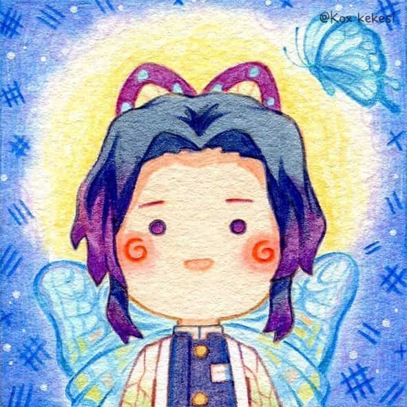 《鬼灭之刃》手绘全员Q版可爱超清动漫头像集合 作者：Koxkekesi_8