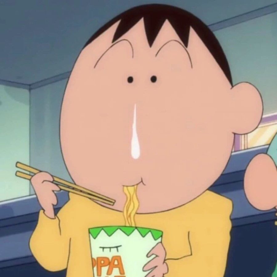 《蜡笔小新》春日部防卫队五黑组团头像 游戏开黑动漫头像！_10