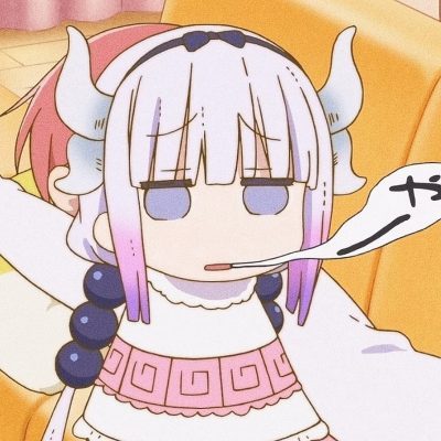 「小林家的龙女仆」康娜 吃蝉的妹子 可爱呆萌头像