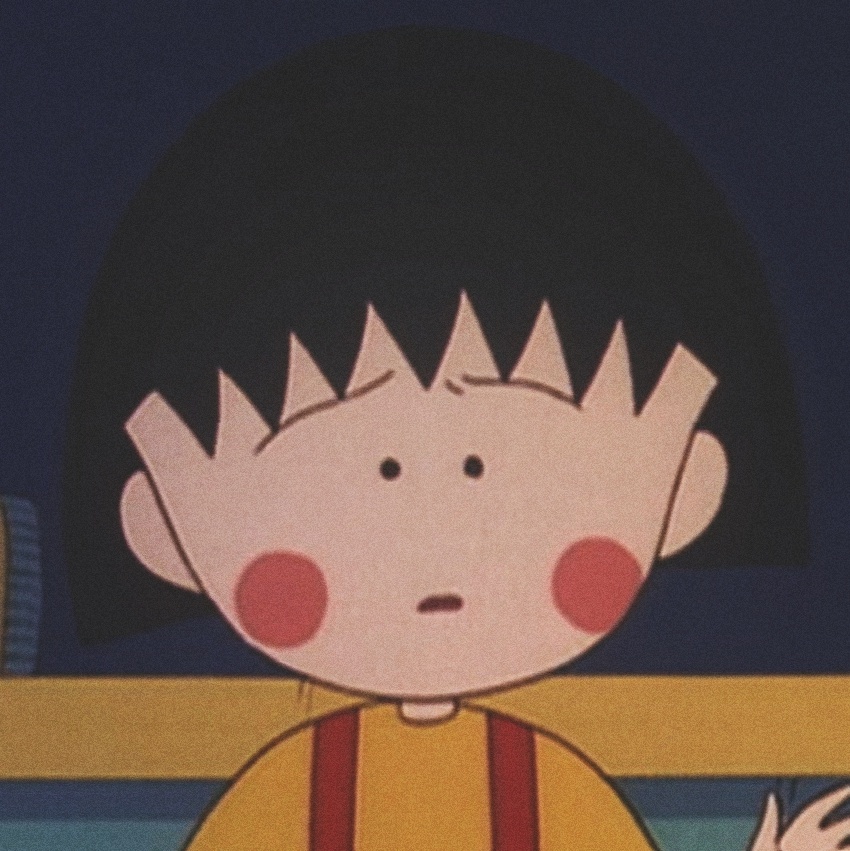 动漫「樱桃小丸子」小丸子、小玉闺蜜头像_1