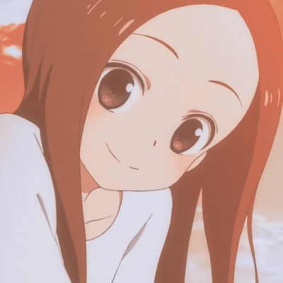 「擅长捉弄的高木同学」高木&西片 在夕阳下可爱情侣头像