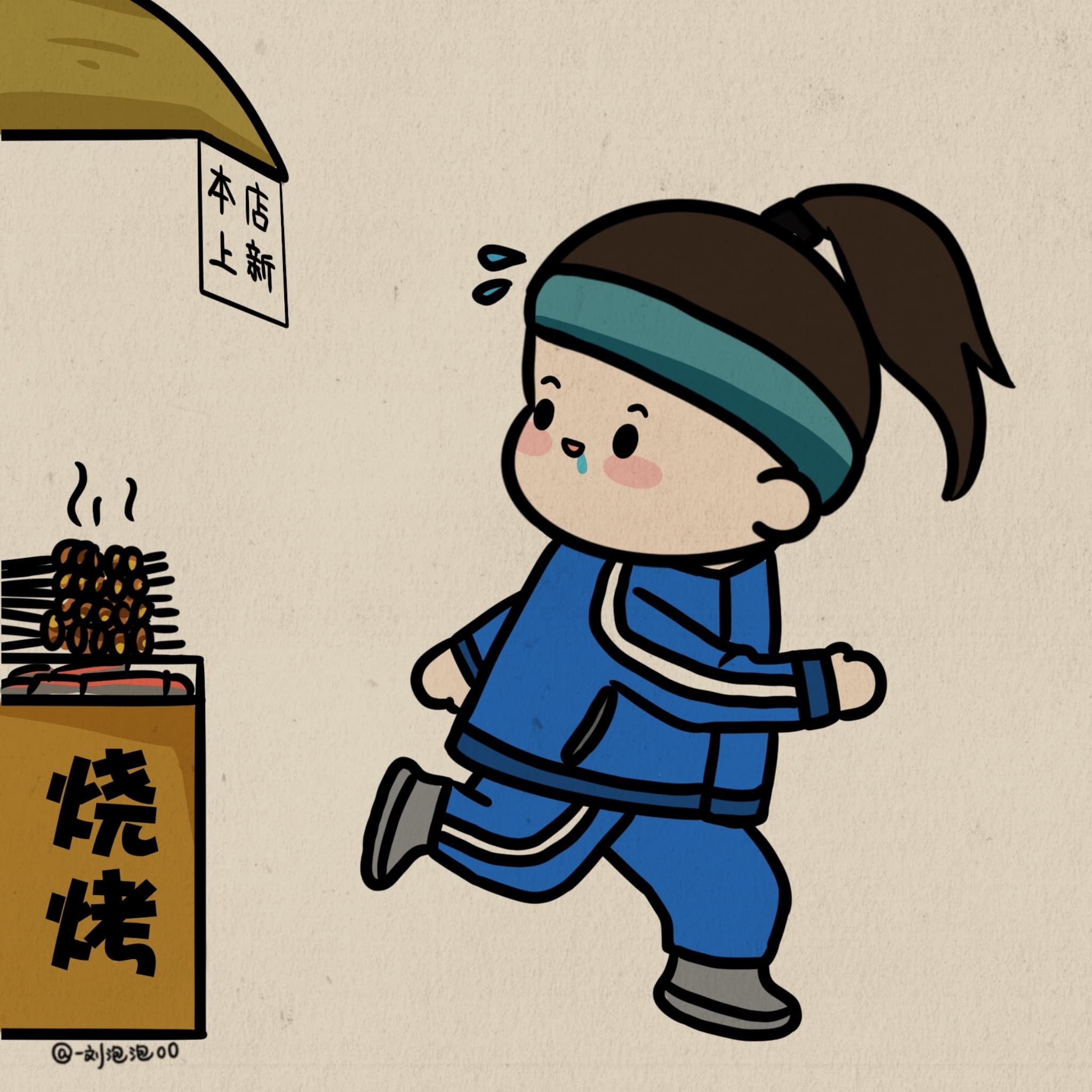 猪猪女孩日常 ​​​全套卡通女生头像_5