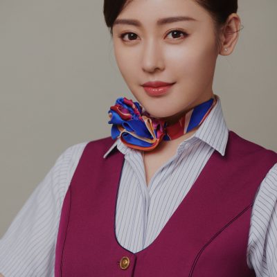 张天爱空姐制服装装高清图