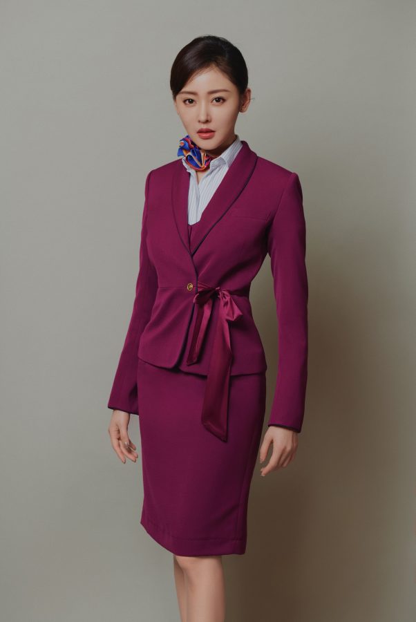 张天爱空姐制服装装高清图_2
