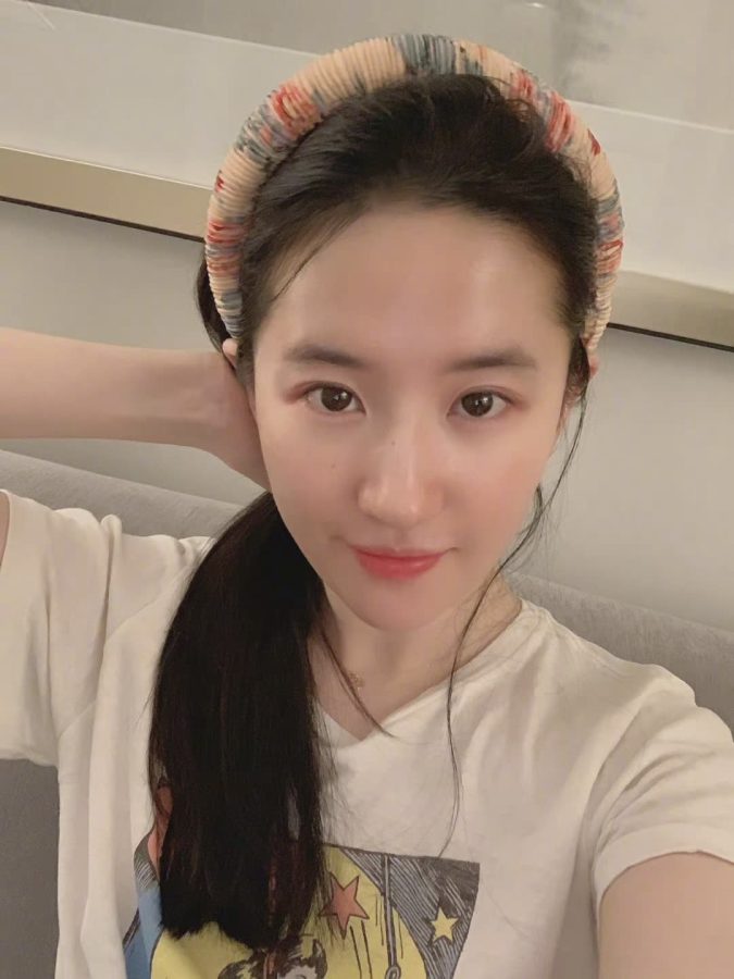 刘亦菲自拍照图组精选 什么是神仙颜值！_1