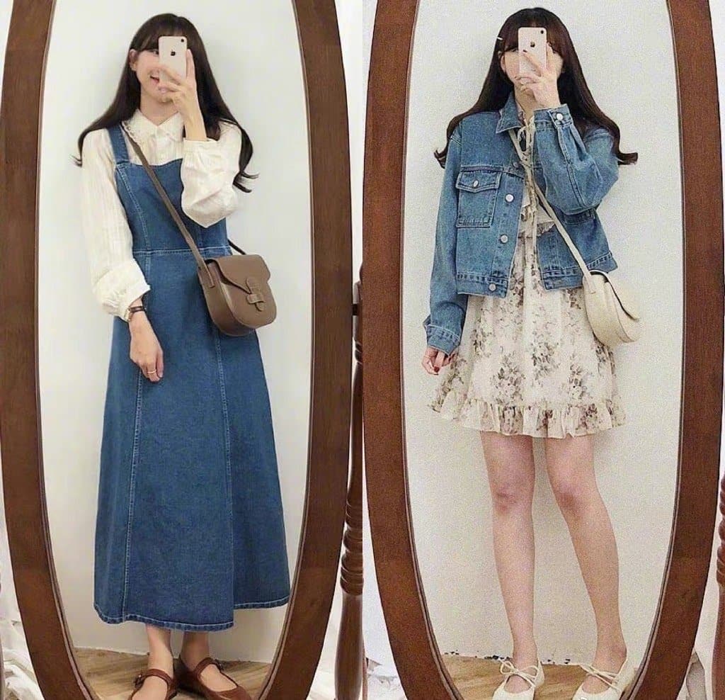 减龄少女春日休闲穿搭,南方初春的基础穿搭_2