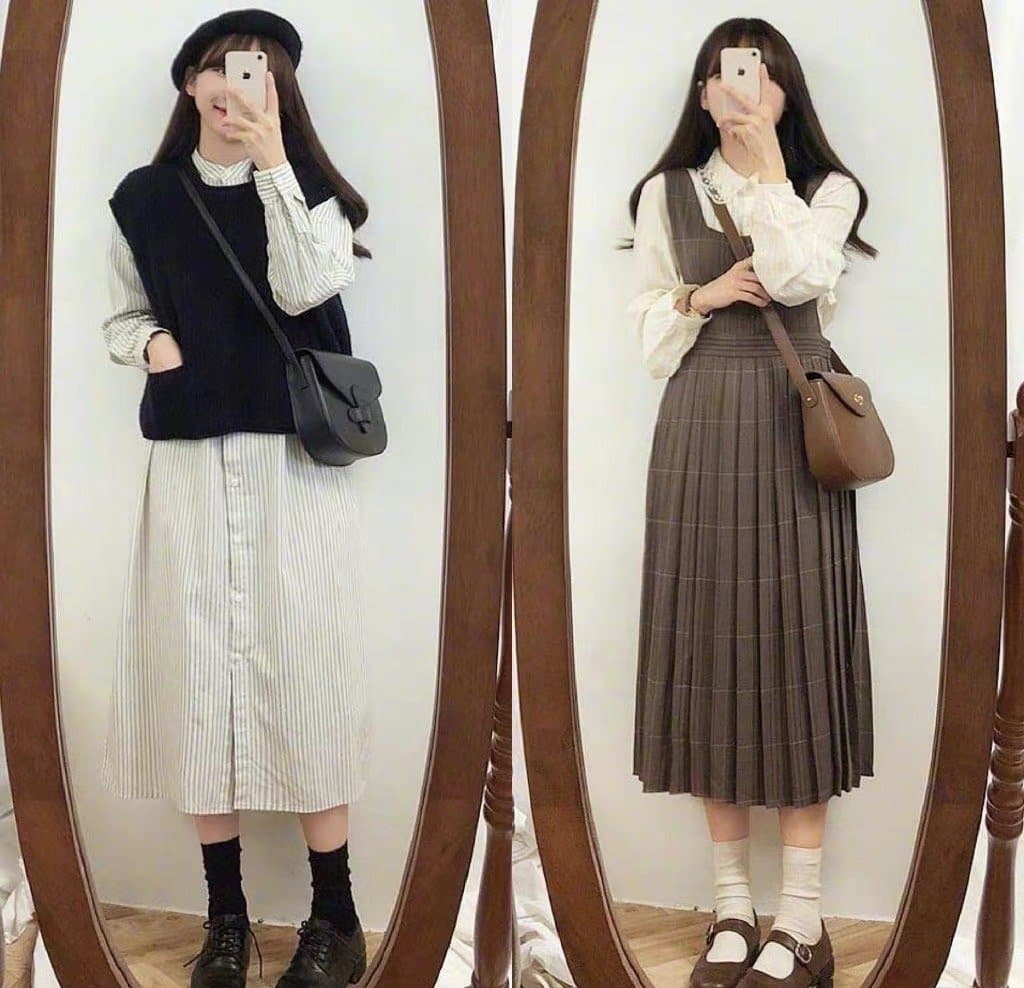 减龄少女春日休闲穿搭,南方初春的基础穿搭_5