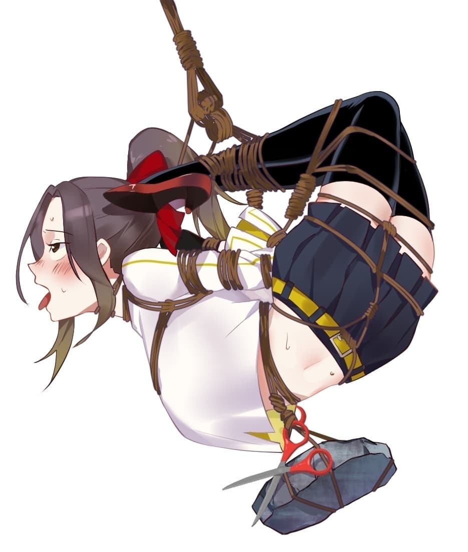 驷马攒蹄二次元小女生被捆绑图片_4