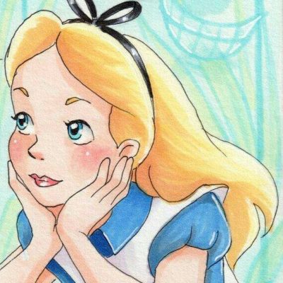 彩色铅笔画卡通白雪公主简笔画图片大全