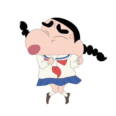 蜡笔小新穿内裤裙子等搞怪着装骚气头像集合