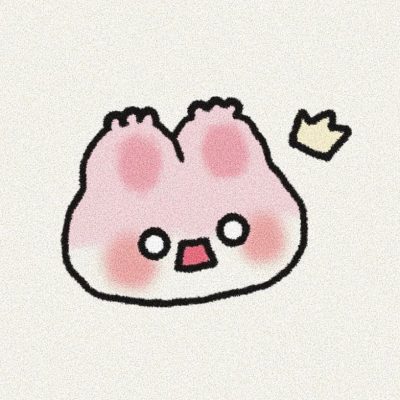 卡通小兔子表情包头像!女生的小兔子头像！