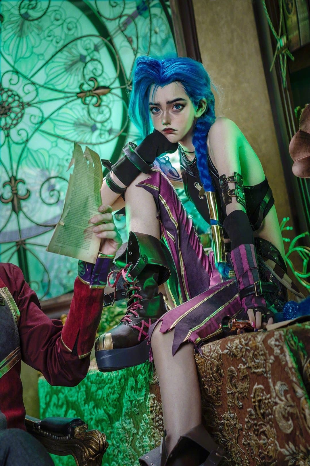 英雄联盟希尔科仿妆 希尔科&金克丝cosplay_8