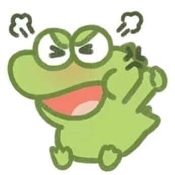 抹茶绿色小恐龙简笔画版卡通头像