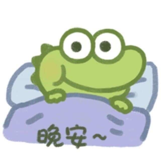 抹茶绿色小恐龙简笔画版卡通头像_4