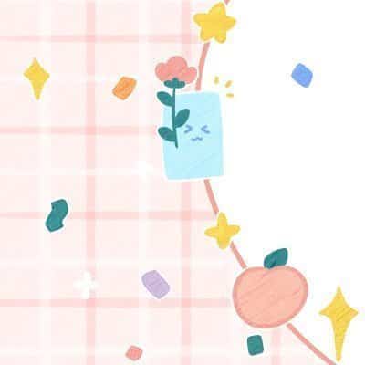 女孩过生日甜美卡通九宫格朋友圈配图 9张图分开发！_4