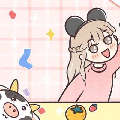 女孩过生日甜美卡通九宫格朋友圈配图 9张图分开发！_7