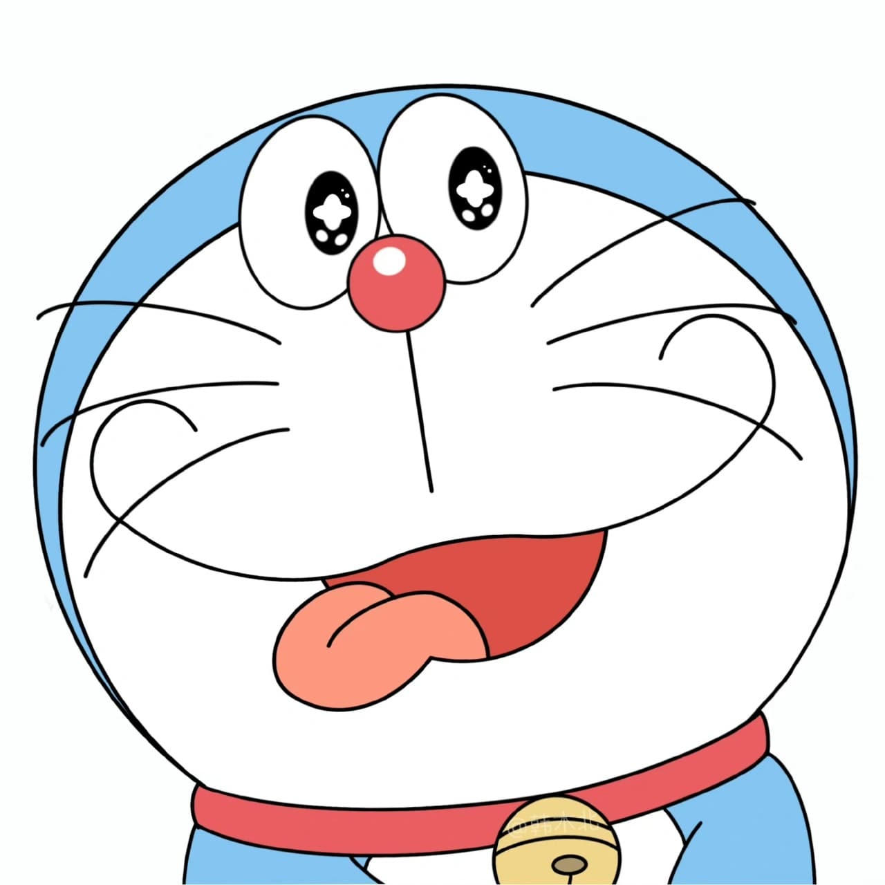 机器猫哆啦A梦开心表情可爱头像_3