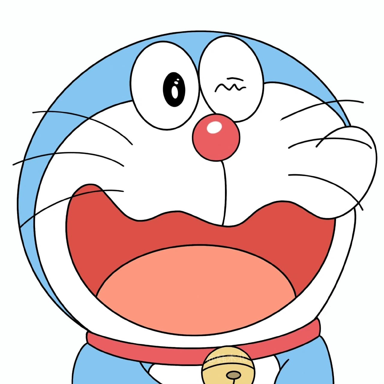 机器猫哆啦A梦开心表情可爱头像_6