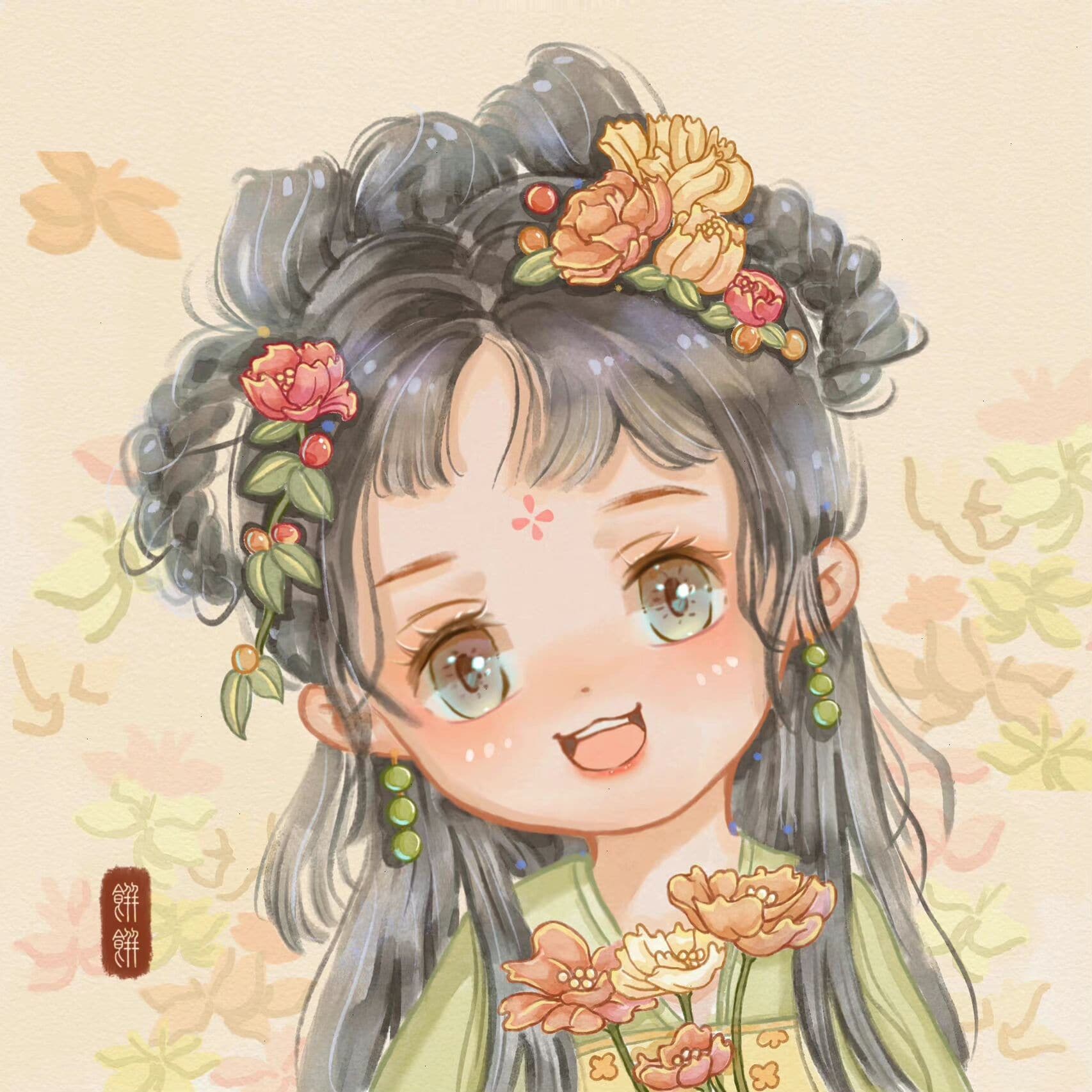 可爱卡通花仙子梦幻少女头像 多图可适配闺蜜_4