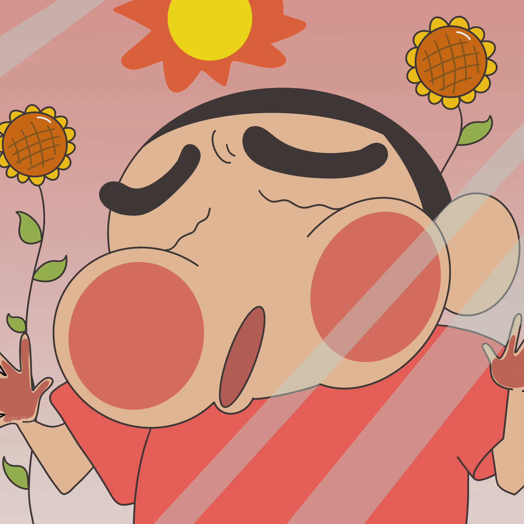 超可爱蜡笔小新彩色高清卡通头像_6