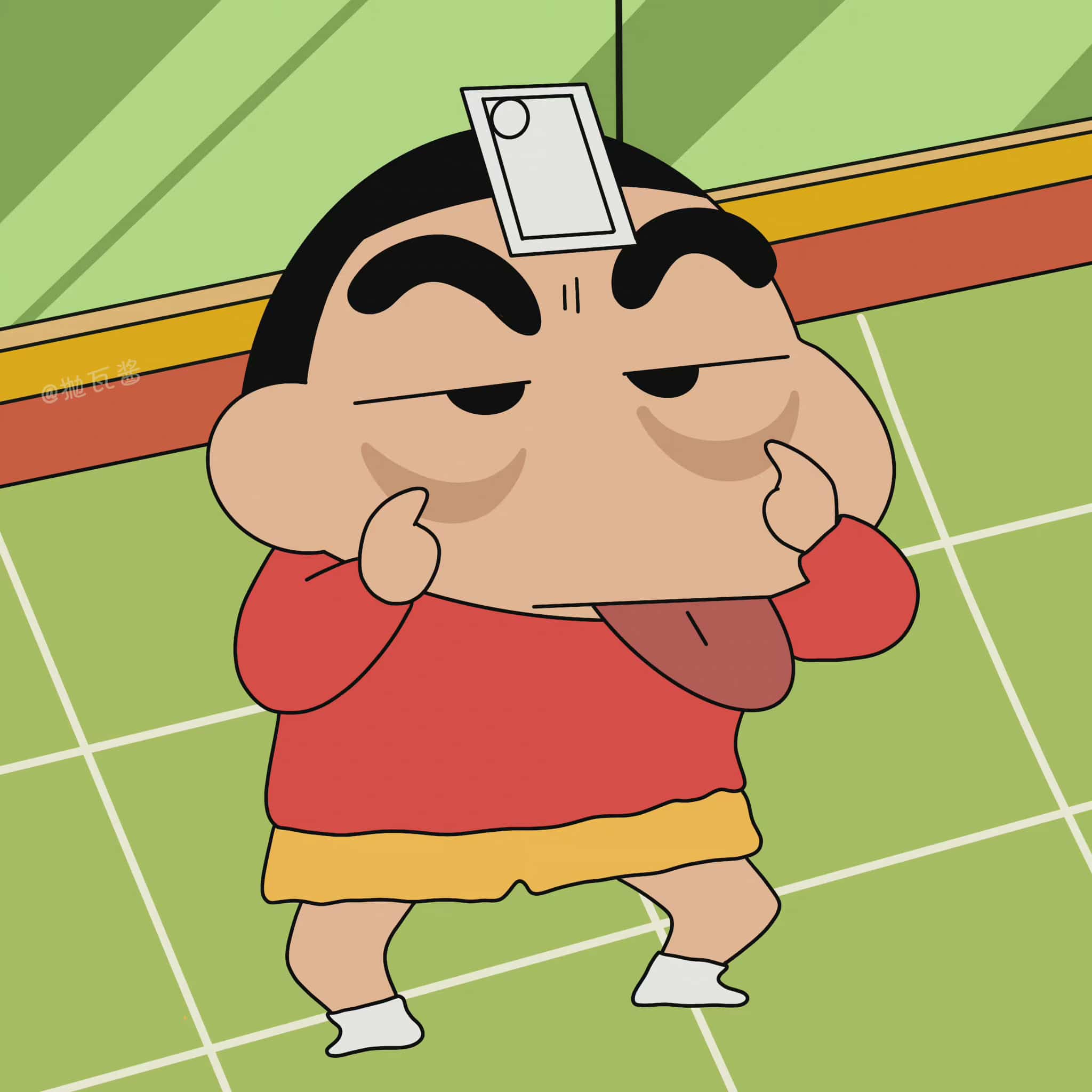 超可爱蜡笔小新彩色高清卡通头像_10