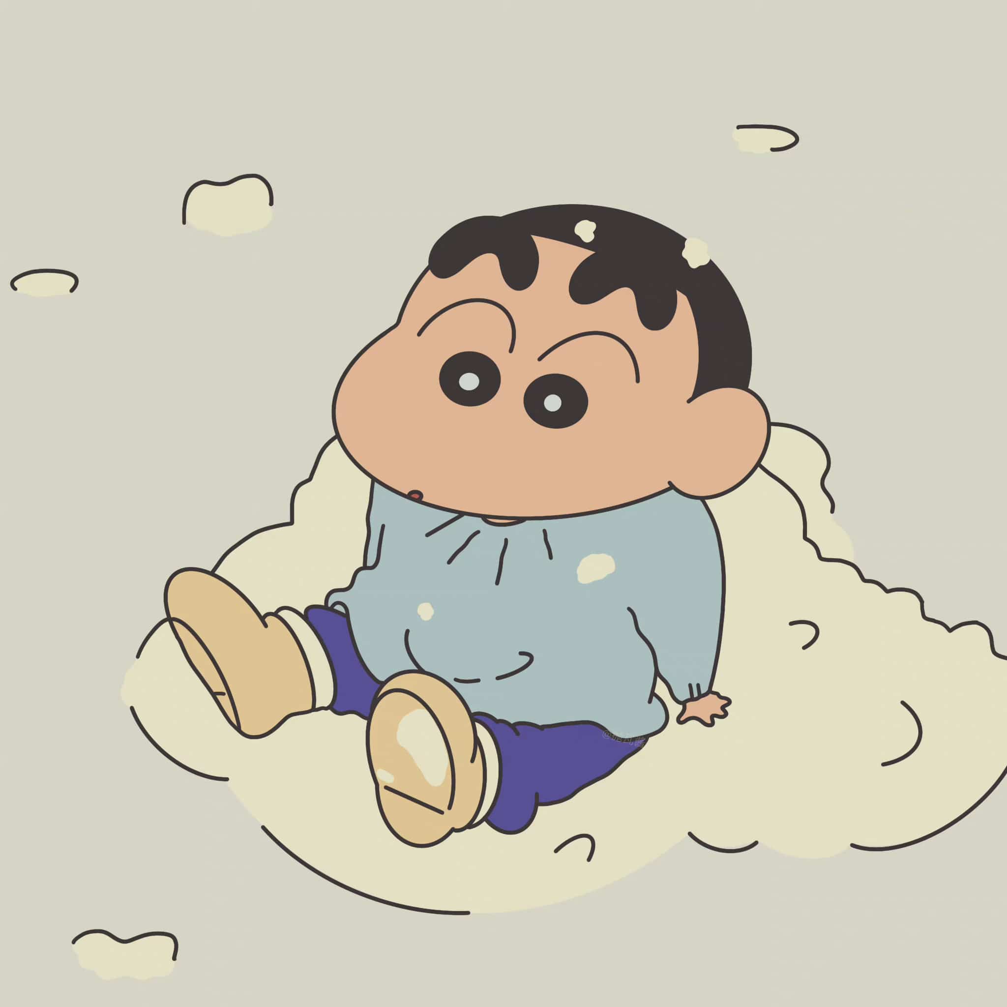 超可爱蜡笔小新彩色高清卡通头像_12