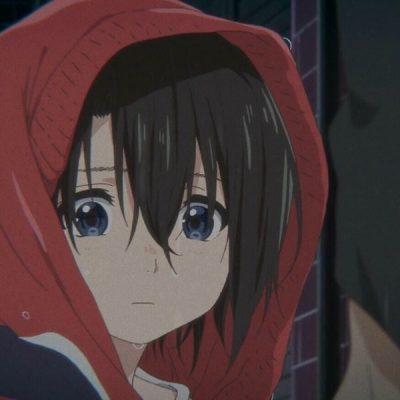 《声之形》西宫结弦雨中淋雨伤感女头