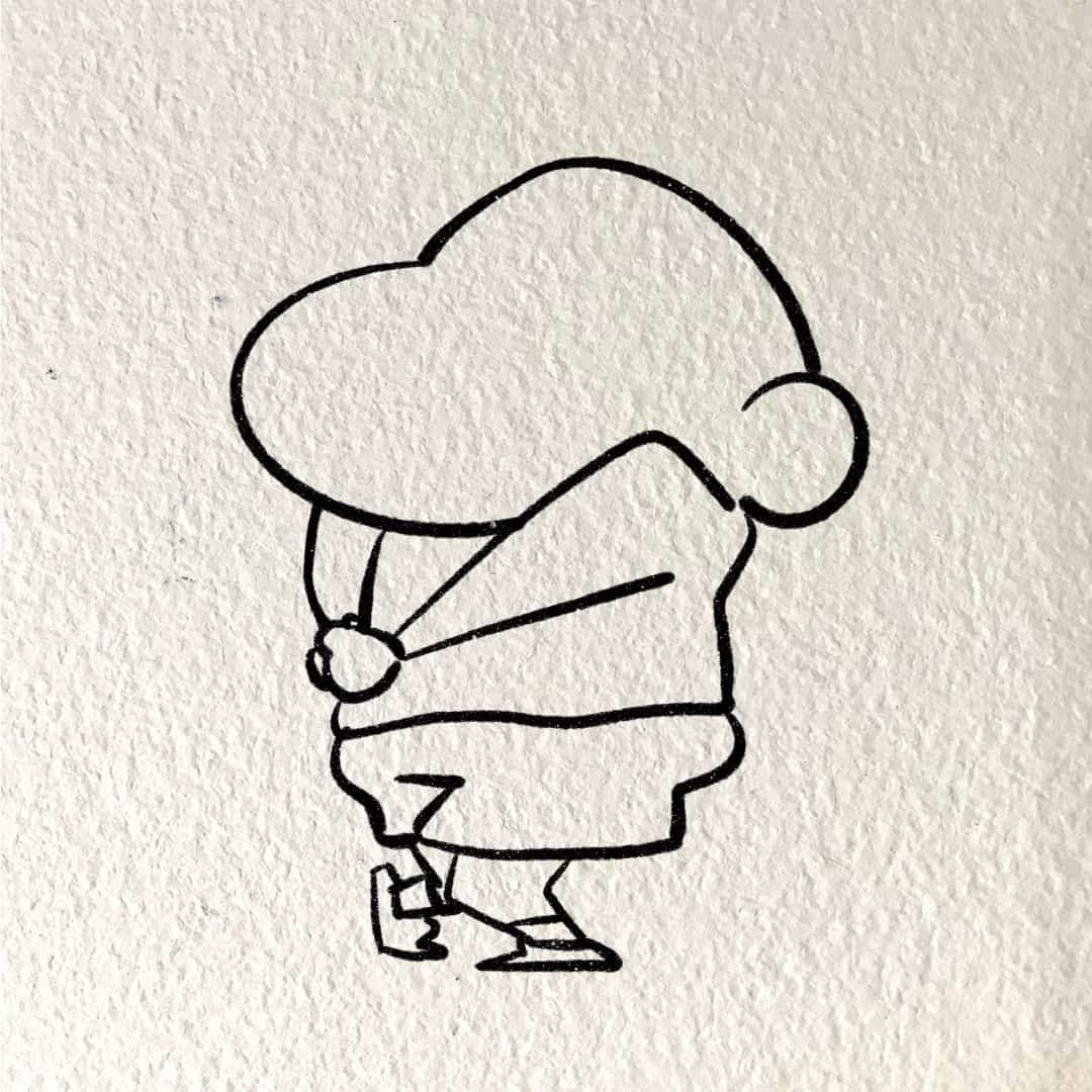 动漫蜡笔小新简笔画画法步骤教程图片_4